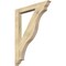 Ekena Millwork Funston Traditional Rough Sawn Bracket, Douglas Fir, 4"W x 36"D x 48"H BKT04X36X48FST01RDF - alternate 1